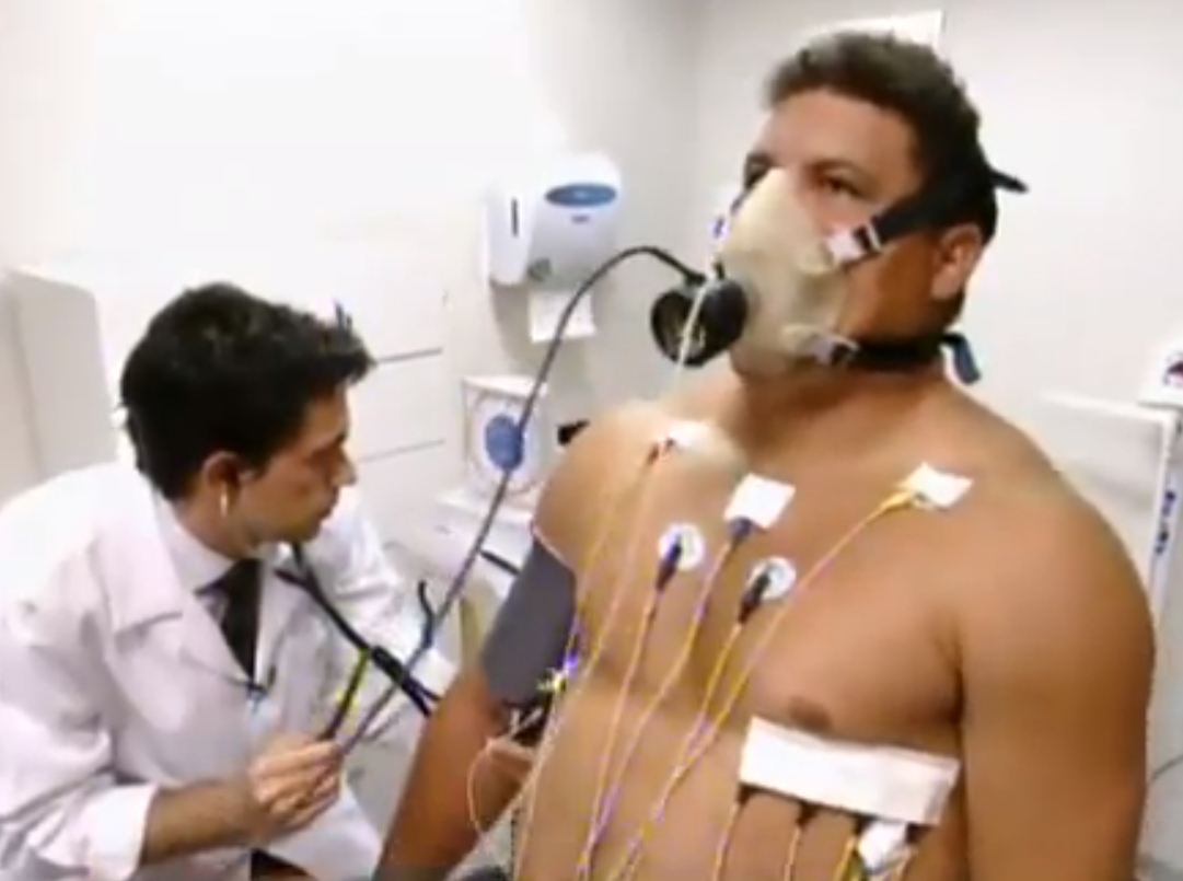 Ronaldo, med en rejäl kroppshydda, genomgår en rad tester inför den stundande hårdbantningen.
